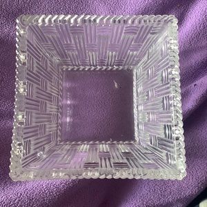 Tiffany’s & Co Square Crystal Decorative Bowl